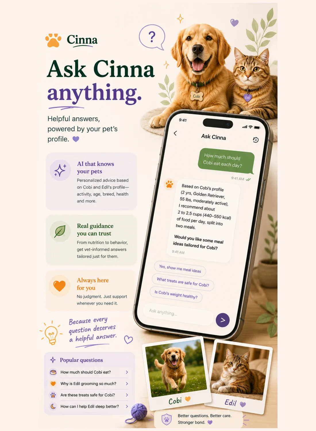 Ask Cinna anything